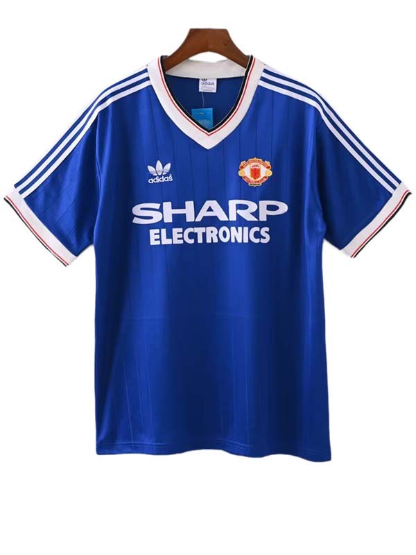 Manchester united away jersey mens retro shirt 1982-1983